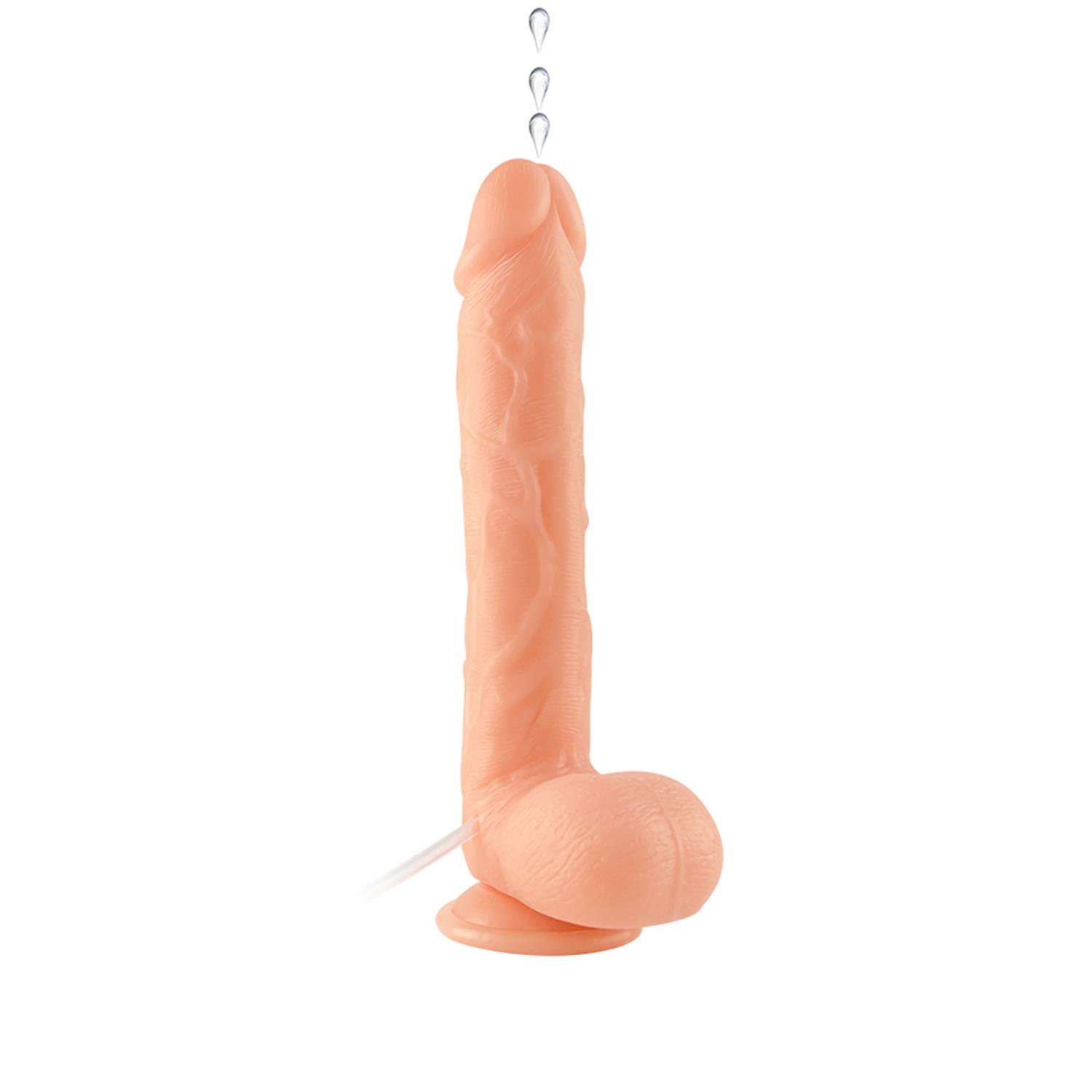 4969 Boşalan Gerçekçi Dildo – 23 cm - Görsel 1