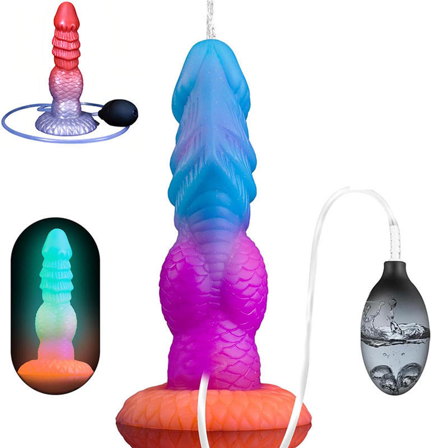 4978 Boşalan Yaratık Dildo – 20 cm - Görsel 1