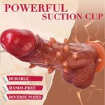Hareketli Tırtıklı Realistik Dildo 22 cm - Görsel 5