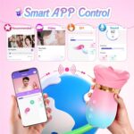 App Kontrollü Dil Fonksiyonlu Klitoral Vibratör - Görsel 5