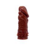 Baile WolfTooth Dokulu Penis Kılıfı & Uzatıcı Sleeve - Görsel 3