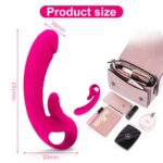 Çift Motorlu Modern Rabbit Vibrator Pembe - Görsel 5