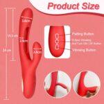 Modern 3 Modlu Rabbit Vibrator Kırmızı - Görsel 5