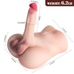 Bay Papyon Esnek Penisli Realistik Kalça Mastürbatörü - Görsel 3