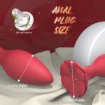 S-Hande Morning Glory Kırmızı Plug Vibratör - Görsel 2