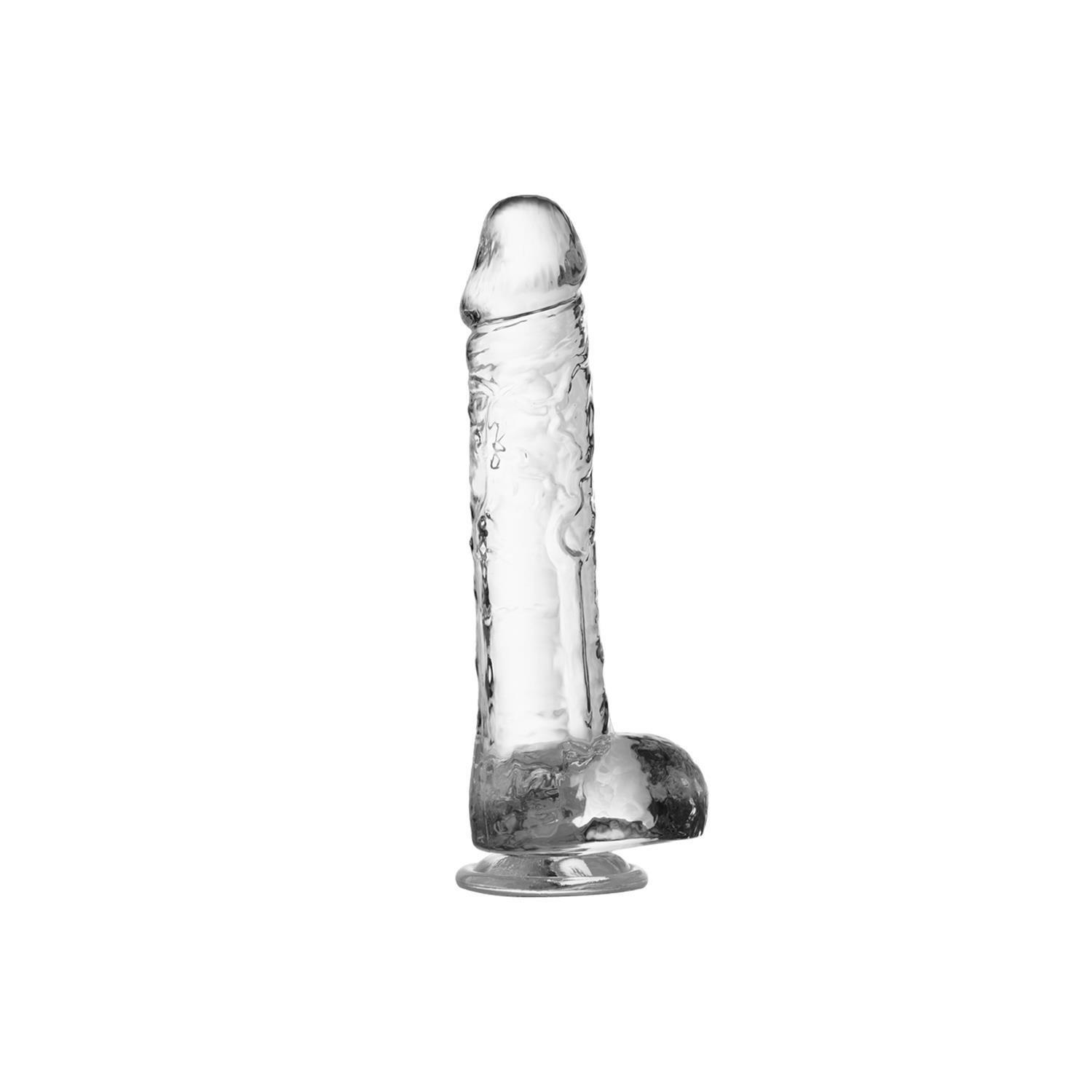 seffaf-realistik-dildo-23-cm-3037 Şeffaf Realistik Dildo 23 cm - Görsel 1