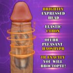 Telefon Kontrollü Hareketli Gerçekçi Dildo Vibratör Esmer - Görsel 4