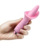 Tırtıklı Dil Vibratör Pembe - Görsel 3