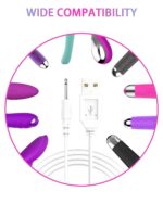Vibratör İçin DC Uçlu USB Şarj Kablosu 30 cm - Görsel 2