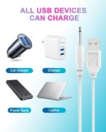 Vibratör İçin DC Uçlu USB Şarj Kablosu 30 cm - Görsel 4