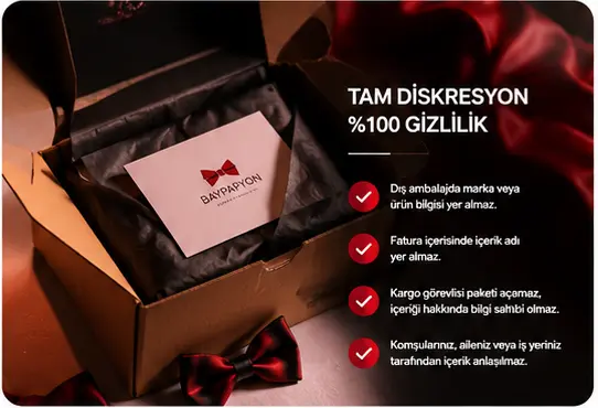 Tam diskresyon ve gizli paketleme görseli